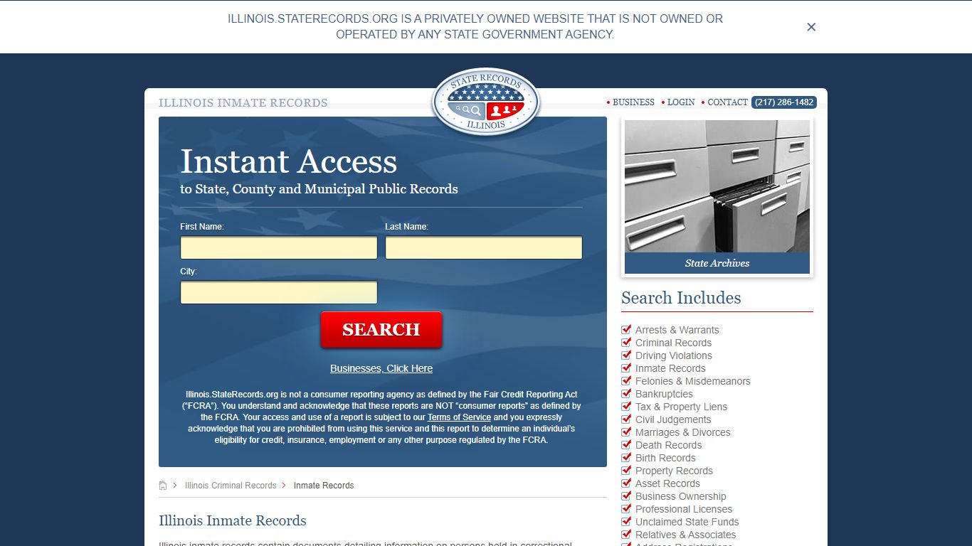 Illinois Inmate Records | StateRecords.org